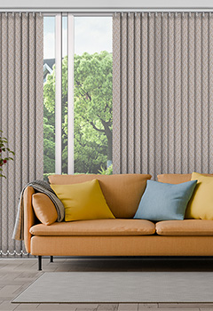 Marea Latte 89mm Vertical Blind
