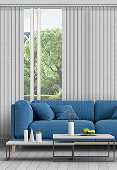 Paris Steel 89mm Vertical Blind