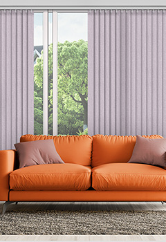 Perrie Raspberry 89mm Vertical Blind