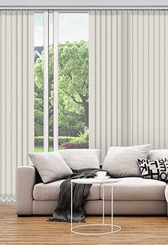 Piper Parchment 89mm Vertical Blind