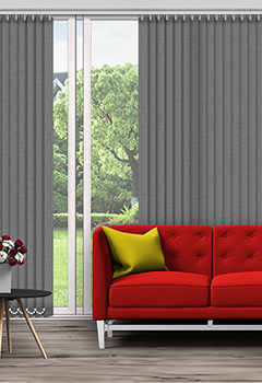 Piper Slate 89mm Vertical Blind