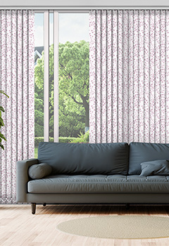 Scoria Pink 89mm Vertical Blind