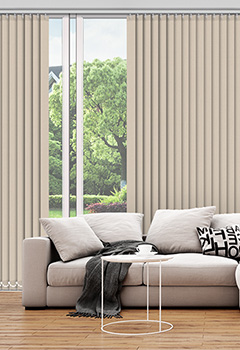 Shona Cream 89mm Blackout Vertical Blind