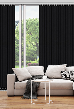 Shona Licorice 89mm Blackout Vertical Blind