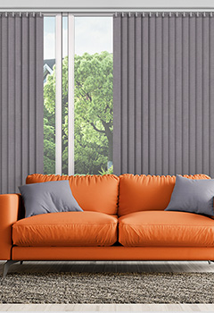 Shona Mauve 89mm Blackout Vertical Blind