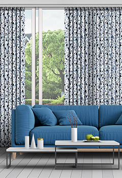 Vinnie Blue 89mm Vertical Blind