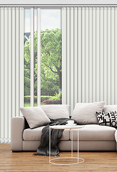 Polaris Cream 89mm Blackout Vertical Blind
