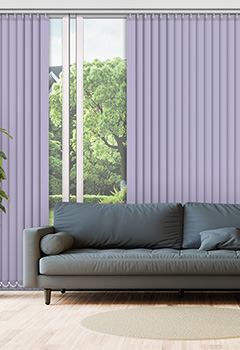 Polaris Lilac 89mm Blackout Vertical Blind