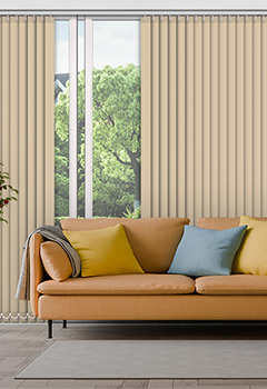 Polaris Sand 89mm Blackout Vertical Blind