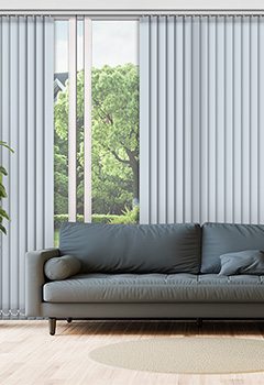 Polaris Cloud 89mm Dimout Vertical Blind