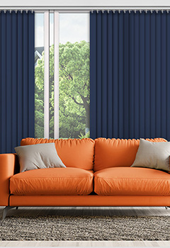 Polaris Midnight 89mm Dimout Vertical Blind