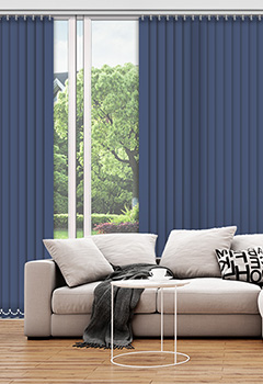 Polaris Navy 89mm Dimout Vertical Blind