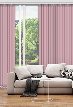 Polaris Rose 89mm Dimout Vertical Blind