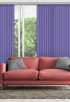 Polaris Violet 89mm Dimout Vertical Blind