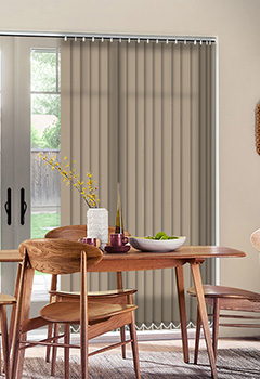 Splash Hessian 89mm Premier Vertical Blind