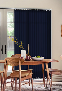 Splash Indigo 89mm Premier Vertical Blind
