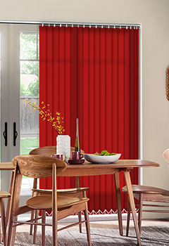 Splash Scarlett 89mm Premier Vertical Blind