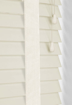 Whisper & Light Cream Tape Wooden Blind
