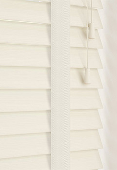 50mm Mirage Fine Grain & Vanilla Tape Wooden Blind