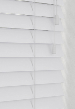 Native Cool White Wooden Blind