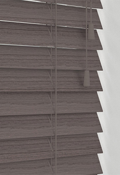 Native Flint Grey Fauxwood Wooden Blind