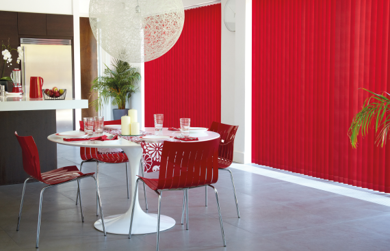 Quality Buy Red Vertical Blinds