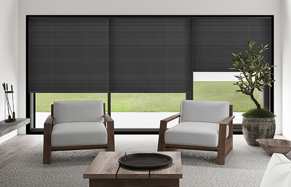 Black Pleated Blinds for Every Room