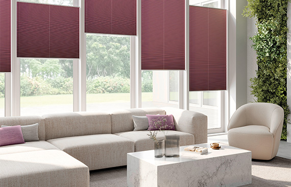 Pink Pleated Blind