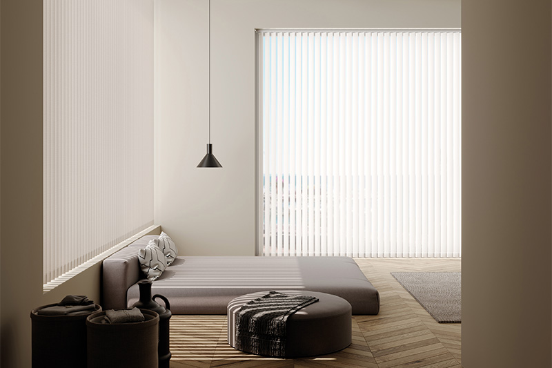 White Vertical Blinds