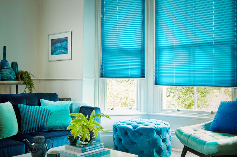 What are pleated blinds?