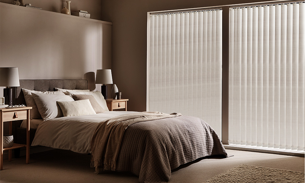 Can you see through blackout vertical blinds at night?