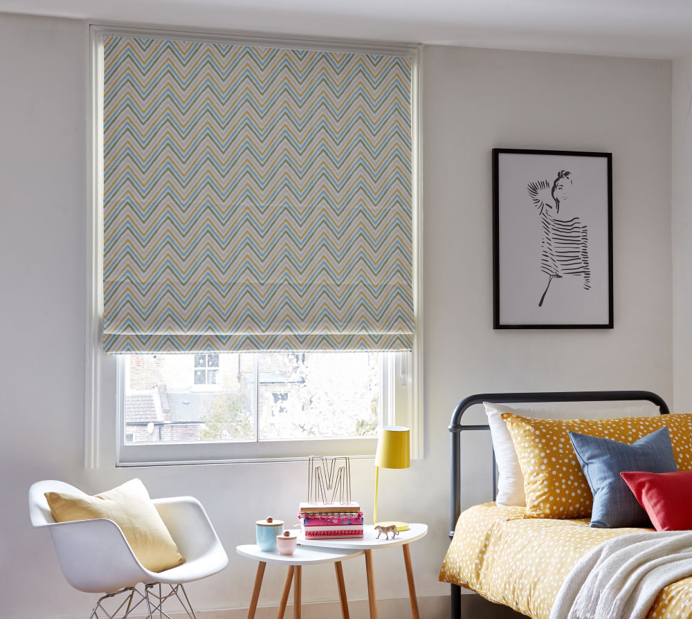 How do I remove stains from roman blinds?