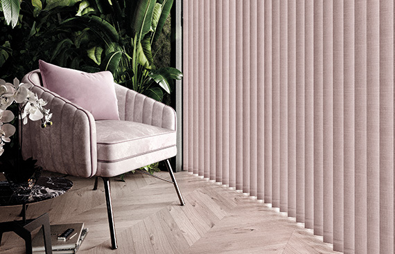 Stylish Bexley Peony Vertical Blind